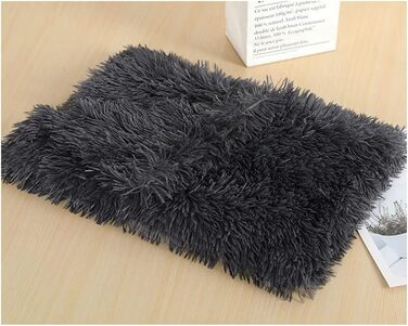 М'яка та зручна підстилка для котів та собак DaGrau, 100 x 75 см. Плюшевий килимок з антиковзким покриттям для котячого ліжечка, килимок для собак та котів