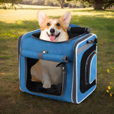 Фризьовий мішок для велосипеда - кошик для собак або котів - рюкзак для котів та собак з регульованим ременем | Велосипедний кошик для собак | Кошик для домашніх тварин на велосипед, рюкзак з вентиляцією, регульована переноска