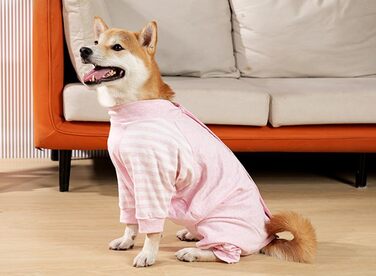 Комбінезон для собак після операції, зручний, з довгим рукавом, антибактеріальний, для захисту рани, після стерилізації, XS