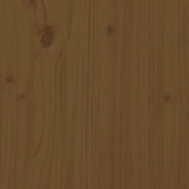 Будка для собаки з масиву сосни 50x40x52 см, медово-коричнева vidaXL