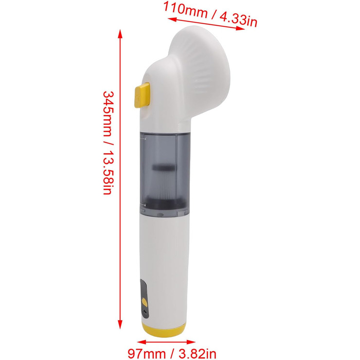 Набір для догляду за шерстю собак Tnfeeon, портативний пилосос для шерсті з баком 200 мл для авто, дому, дивану, килима