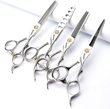 Професійна ножиця для грумінгу собак та котів Fellschere 6/6.5/7,5 дюймів з нержавіючої сталі (2 шт. та 4 шт.)