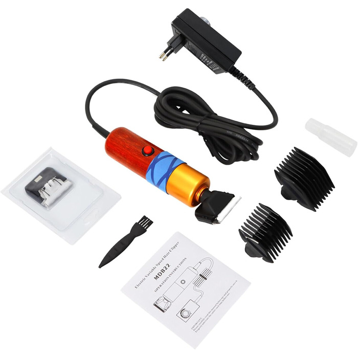 Професійна машинка для стрижки собак та котів, 1000-6600 обертів, кабель 3м, для всіх типів шерсті, 36W