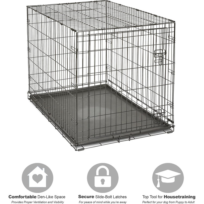 Кія Hundebox B30 - переноска для собак, 76 см, для малих порід, з піддоном, захистом підлоги та функціями, 109 x 72 x 77 см