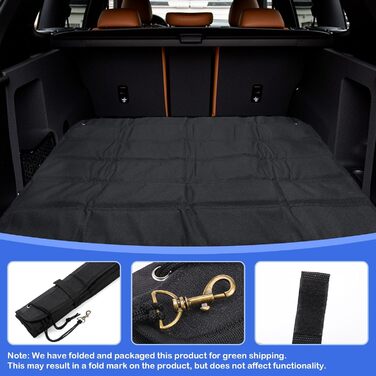 Захист для вантажного відсіку автомобіля, 96 x 64 см, універсальний, складний, для собак та вантажів