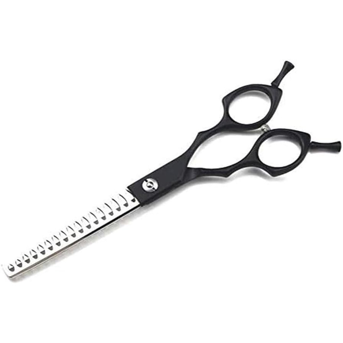 Ножиці для грумінгу собак, вигнуті, професійні, для догляду за шерстю, чорного кольору