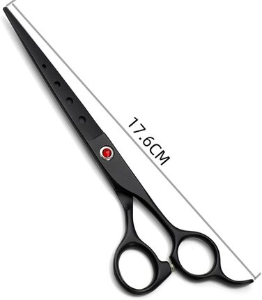 Набір професійних ножиць для собак 4 в 1: прямі, зубчасті, вигнуті + гребінець. Підходить для собак, котів та інших тварин