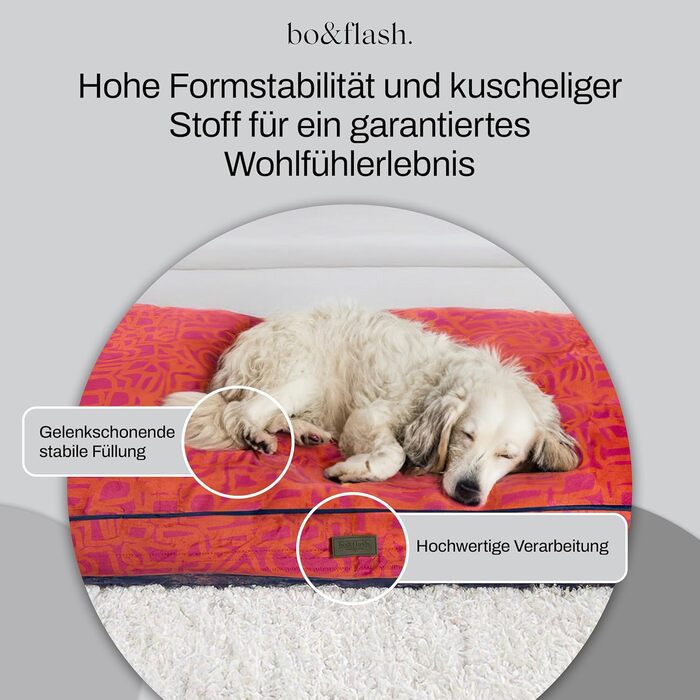 Килимок для собак Chouk Madison L – зручний та стабільний лежак для собак з якісним знімним чохлом, стильний та нековзний