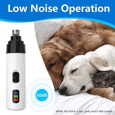 Електричний шліфувальник для собак та котів Leiser Groom Pro Kit, 2 швидкості, USB-зарядка