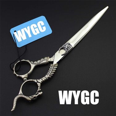 Професійна шерстьрізка для собак WYGC PETS 7.0 дюймів з нержавіючої сталі 440C, для грумінгу собак та котів