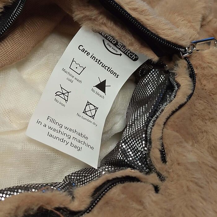 Ортопедичне ліжко для собак Santorini – двостороннє ліжко з піною з пам'яті, знімає навантаження, для літа та зими (Колір: Коричневий, Розмір: M)