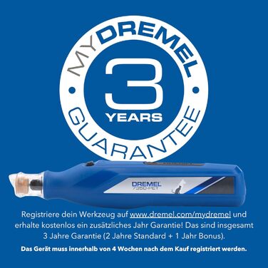 Dremel 7350: Шліфувальник для кігтів домашніх тварин (собаки, коти) з акумулятором 3.6V, USB-кабель, 2 насадки