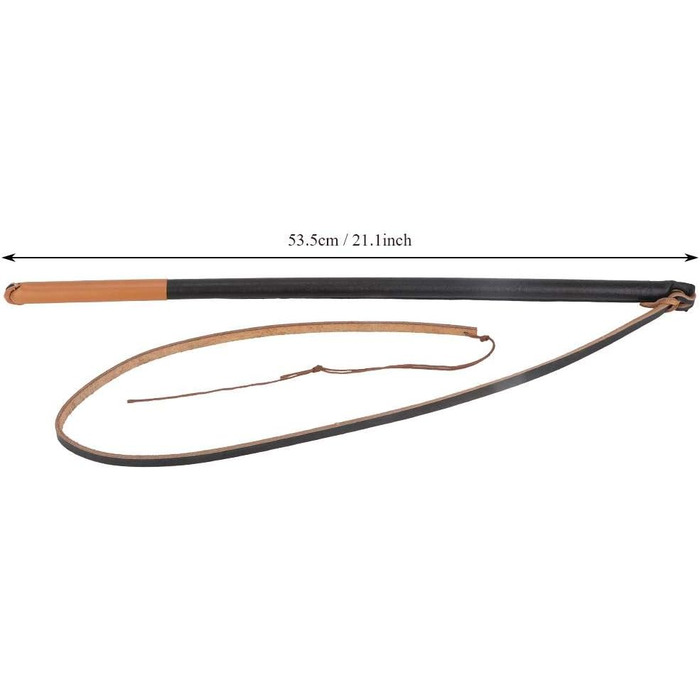 Навчальний жезл для собак, шкіряна петелька для дресирування середніх порід, випадковий колір