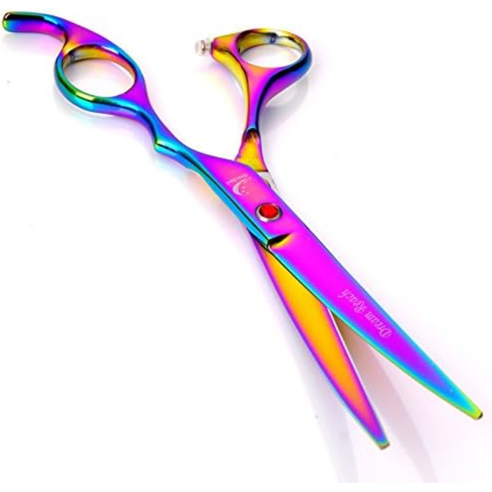 Набір для грумінгу домашніх тварин: професійні ножиці для собак та котів, ножиці для фінальної обробки, вигнуті ножиці, гребінець для грумінгу, набір для догляду за шерстю