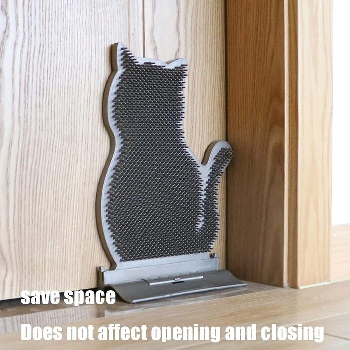 Щітка для котів 3-в-1: масажер, скребок для видалення шерсті та масажна настінна панель. Підходить для короткошерстих та довгошерстих котів.