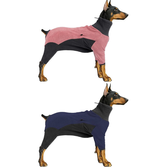 Флісова куртка для собак, теплий зимовий плащ, водолазка з шнурком, регульована посадка для малих, середніх та великих собак