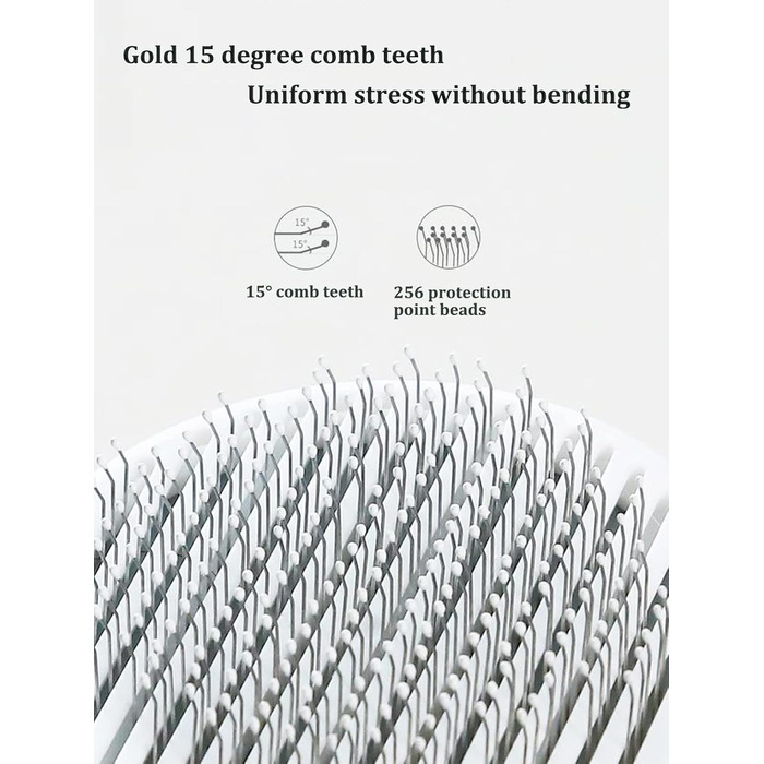 Щітка для тварин: для котів та собак з довгою та короткою шерстю, самоочисна, рожева