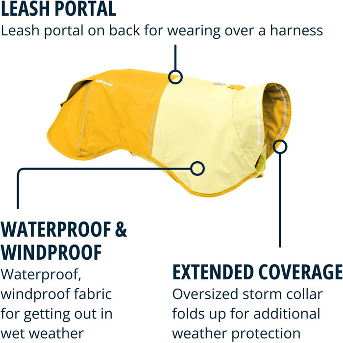 RUFFWEAR Sun Shower легкий водонепроникний дощовик для собак, розмір XS, рожевий гібіскус