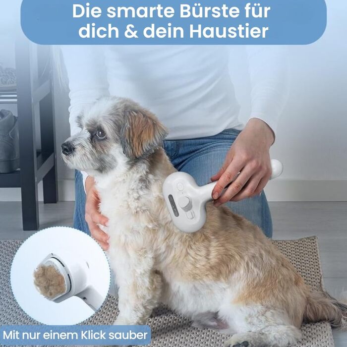 3-в-1 щітка для грумінгу тварин з парою та спреєм, для котів та інших домашніх улюбленців, видаляє відмерле волосся, самоочищення, вирівнювання (зелена)