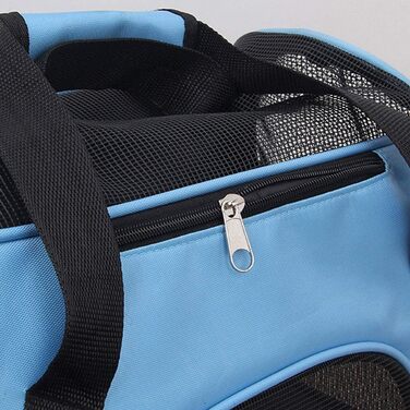 Транспортна сумка для котів та собак Levoberg, 47x30x23 см, зелена, M