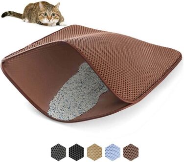 Килимок для котячого туалету KA®, водонепроникний, EVA, PVC, для дому та балкону