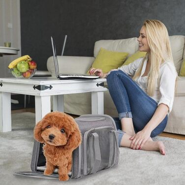 Складана переноска для собак та котів Haustierbox | Зручна та безпечна переноска для тварин