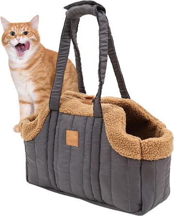 Трансформер для тварин - переноска для собак та котів, портативна сумка для маленьких домашніх тварин, переноска для собак у подорожах, стильна та легка переноска для прогулянок, зеленого (сірого) кольору