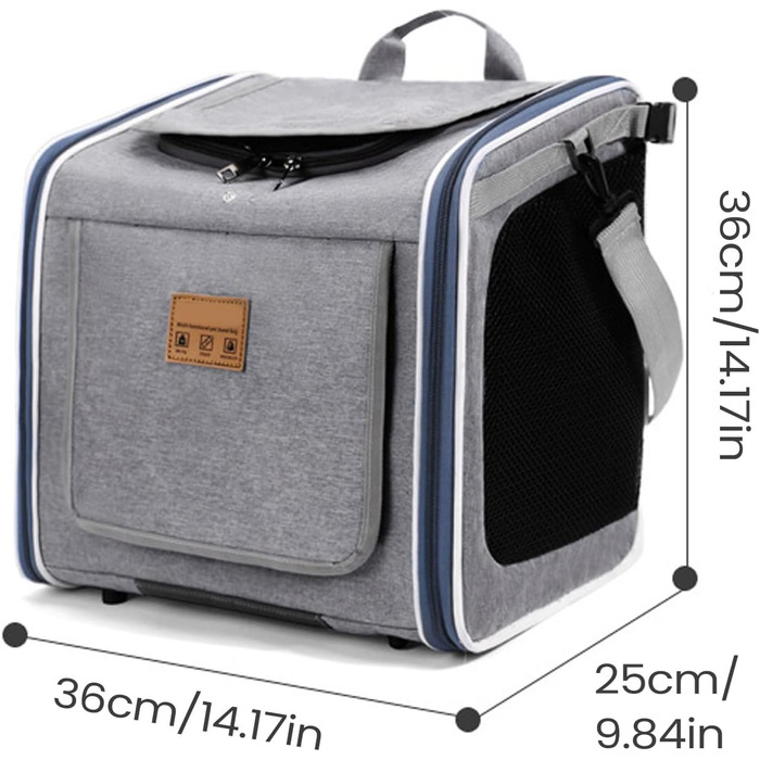 Крісло для собак на велосипед – дихаюче, портативне, кошик для собак на велосипед – для прогулянок, безпеки, подорожей, щоденних поїздок, сім'ї, їзди на велосипеді, активного відпочинку