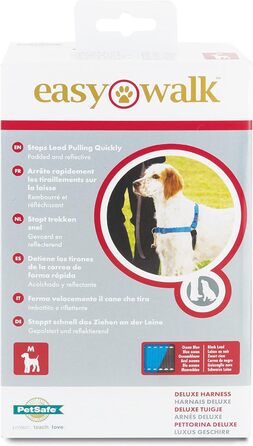 PetSafe Easy Walk Deluxe - шлейка для собак, нейлонова, чорна, розмір M (1 шт.)