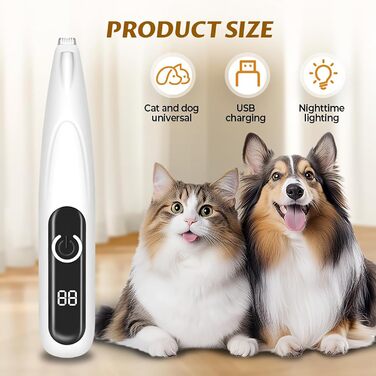 Триммер для собак Paw Trim Pro: тиха, водонепроникна машинка для догляду за лапами, очима, вухами та обличчям
