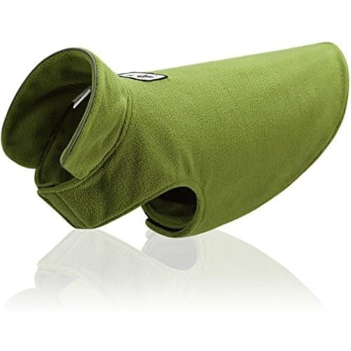 Зимовий теплий одяг для собак: куртка, пуловер, світшот з бавовни (зелений, розмір S)