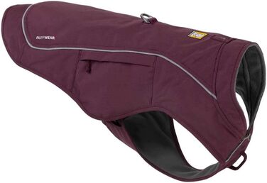 RUFFWEAR Overcoat Fuse: Куртка та шлейка для собак 2-в-1, з флісовою підкладкою, Purple Rain, X-Small
