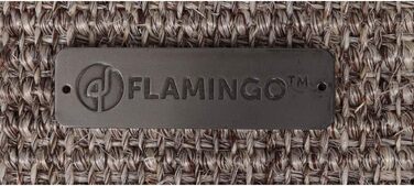 Дряпка для котів Flamingo Greta S: 2 яруси, сизаль та плюш, 60x35 см