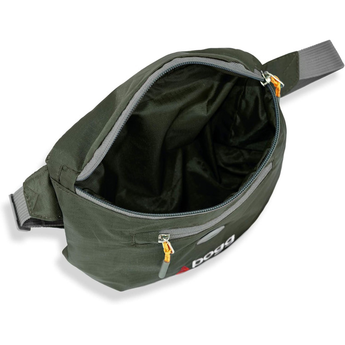 Універсальна сумка-переноска для собак BOGG з дозатором пакетів для вигулу та контейнером для відходів (Buster Green)