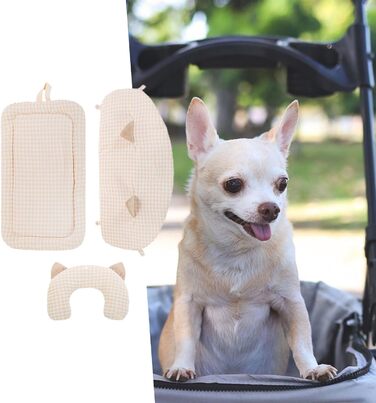 М'який килимок у візок для собак та котів, з можливістю прання | Зручний та портативний для подорожей, сучасний дизайн