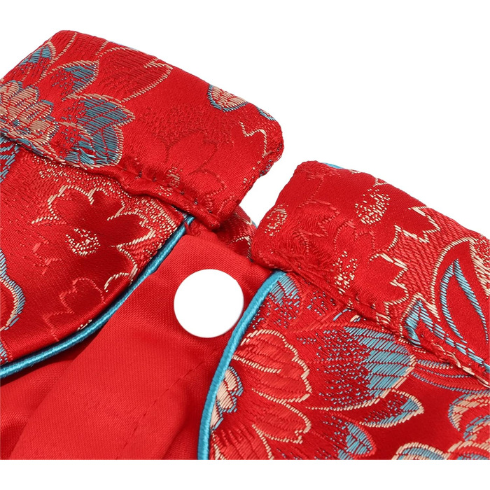 Костюм для собак і котів у стилі чеонгсам: елегантний набір Tang з атласу, м'яка бавовна, для святкування (XS)