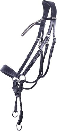 Тренса QHP Sunna без вуздечки, розмір VB, чорного кольору