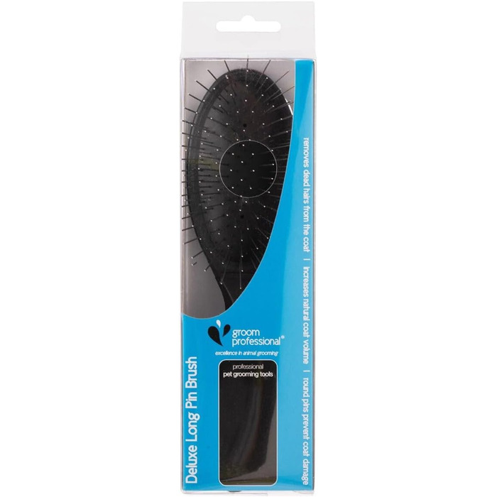 Професійна щітка GROOM для собак з щетиною - для розплутування шерсті. Ідеально для професійного використання. 2,5 см