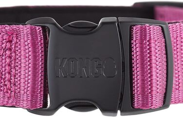 KONG Max HD надміцний неопреновий нашийник для собак, м'яка підкладка, розмір L, рожевий