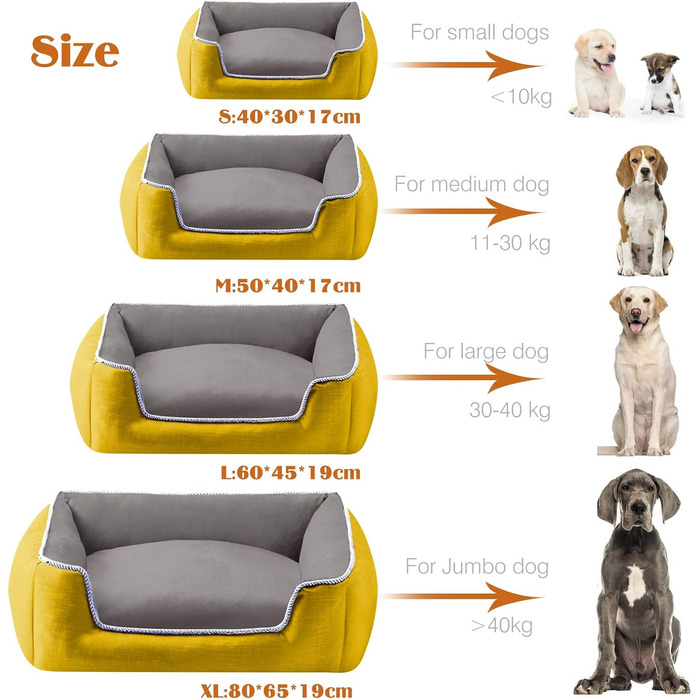 Ортопедичне ліжко для собак та котів PETCUTE, зелене, 50х40х17 см