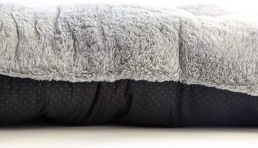 Килимок для собак середніх порід 70x55x7 см - Водонепроникний, з неслизьким покриттям, для собак, котів, кроликів. Срібний, RABBIT