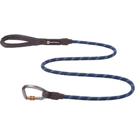 Повідок для собак RUFFWEAR Knot-a-Leash, відбивний, мотузковий, з карабіном, 1,5 м, 7 мм, Blue Moon