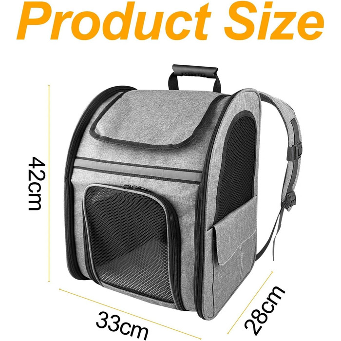 Рюкзак для кота, рюкзак-переноска для тварин, рюкзак для транспортування кота, рюкзак-переноска для собак та котів