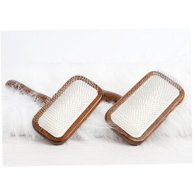 Гребінець для грумінгу собак та котів Haustierkamm: для довгої та короткої шерсті, антиковзаюча ручка