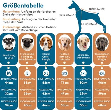 Теплий в'язаний зимовий пуловер для собак великих порід Katzinst | Зимовий пуловер для собак, Лабрадор, Доберман (Абрикосовий, 3XL)