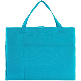 Складаний килимок для собак KAHU® (60x80 см) • Переносний килимок для собак • Килимок для собак у подорожах • Килимок-ліжко для собак • Килимок для собак, що можна прати • Колір: бірюзовий