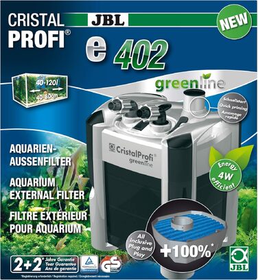 Зовнішній фільтр для акваріума JBL CristalProfi e902 greenline CLASSICO