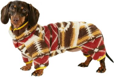 Теплий зимовий одяг для такси для собак: пуловер, жилет, флісова куртка, повсякденний костюм з принтом, XL (червоний)