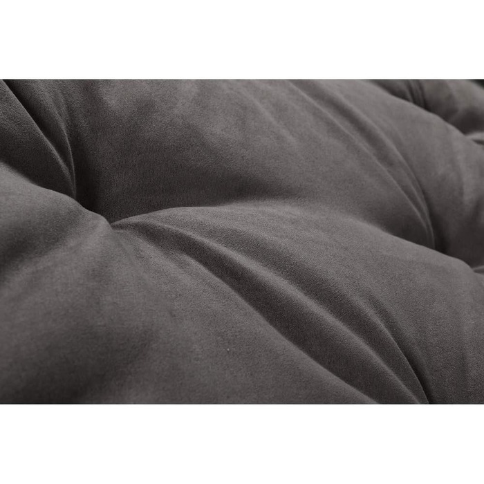 Матрац для собак EVERGREENWEB 90x115 см, 8 см, ортопедичний, з ефектом пружини, сірий, пральний