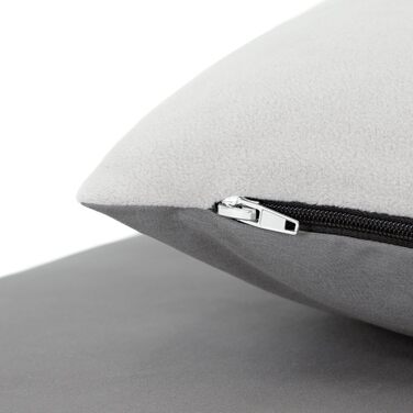 М'яке ліжко для собак великих порід Doctor Bark GreenLabel, зелений колір, знімний чохол L, світло-сірий